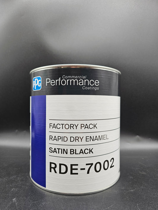 PPG Rapid Dry Enamel Satin Black (RDE-7002)