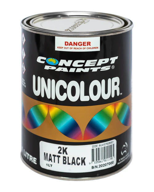 matt black unicolor box