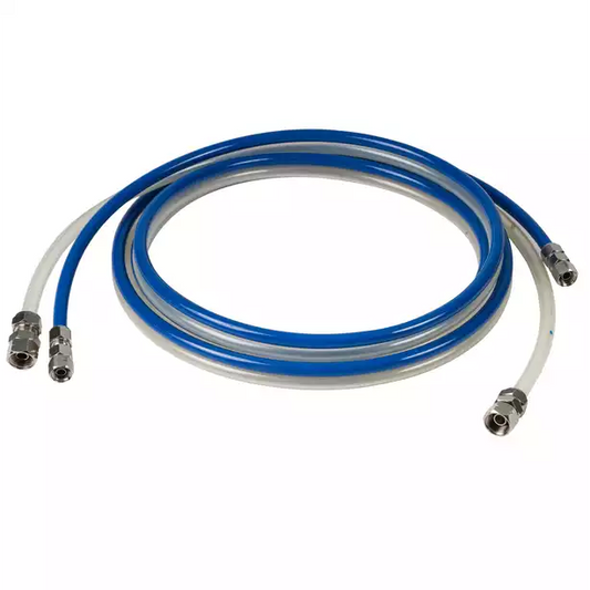2SPRAY Twin Paint / Air Hose Non Reinforced with Fittings