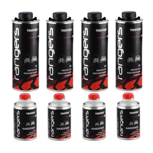 Rangers 2K Coating Black Kit of 4