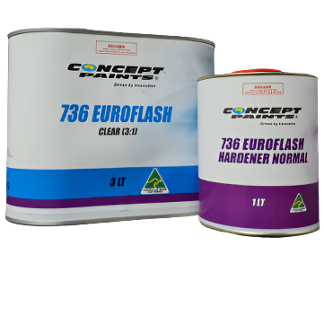 736 Euroflash Clear 4L KIT