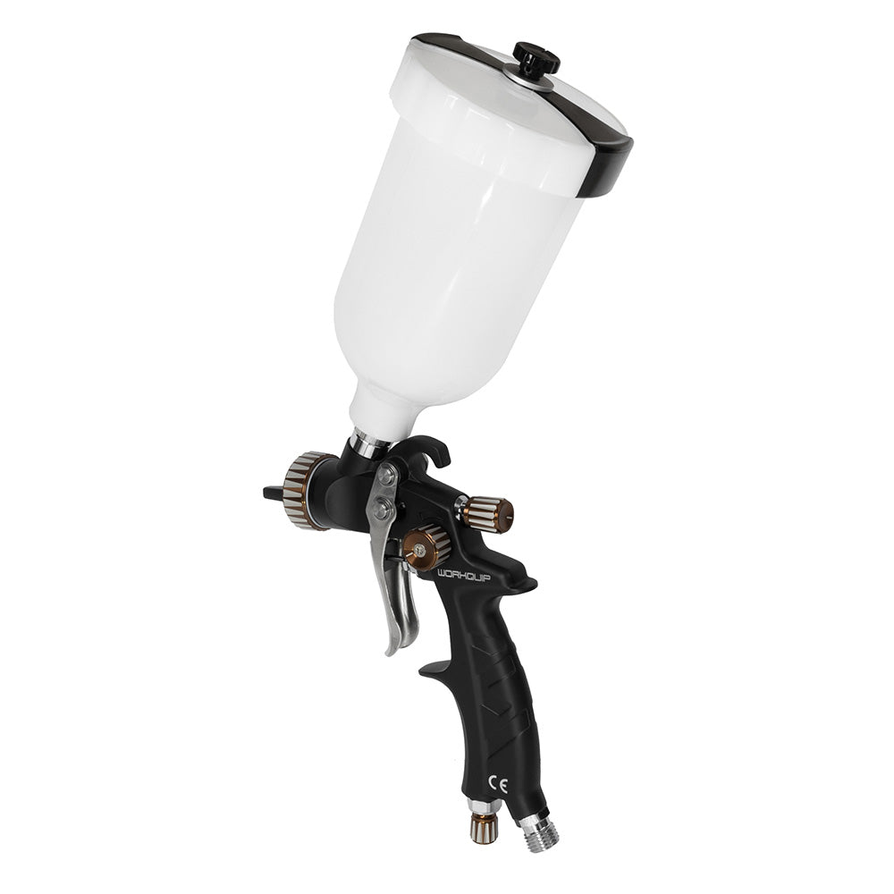 WX-102G Mini automotive spray gun for small to medium refinishing projects.