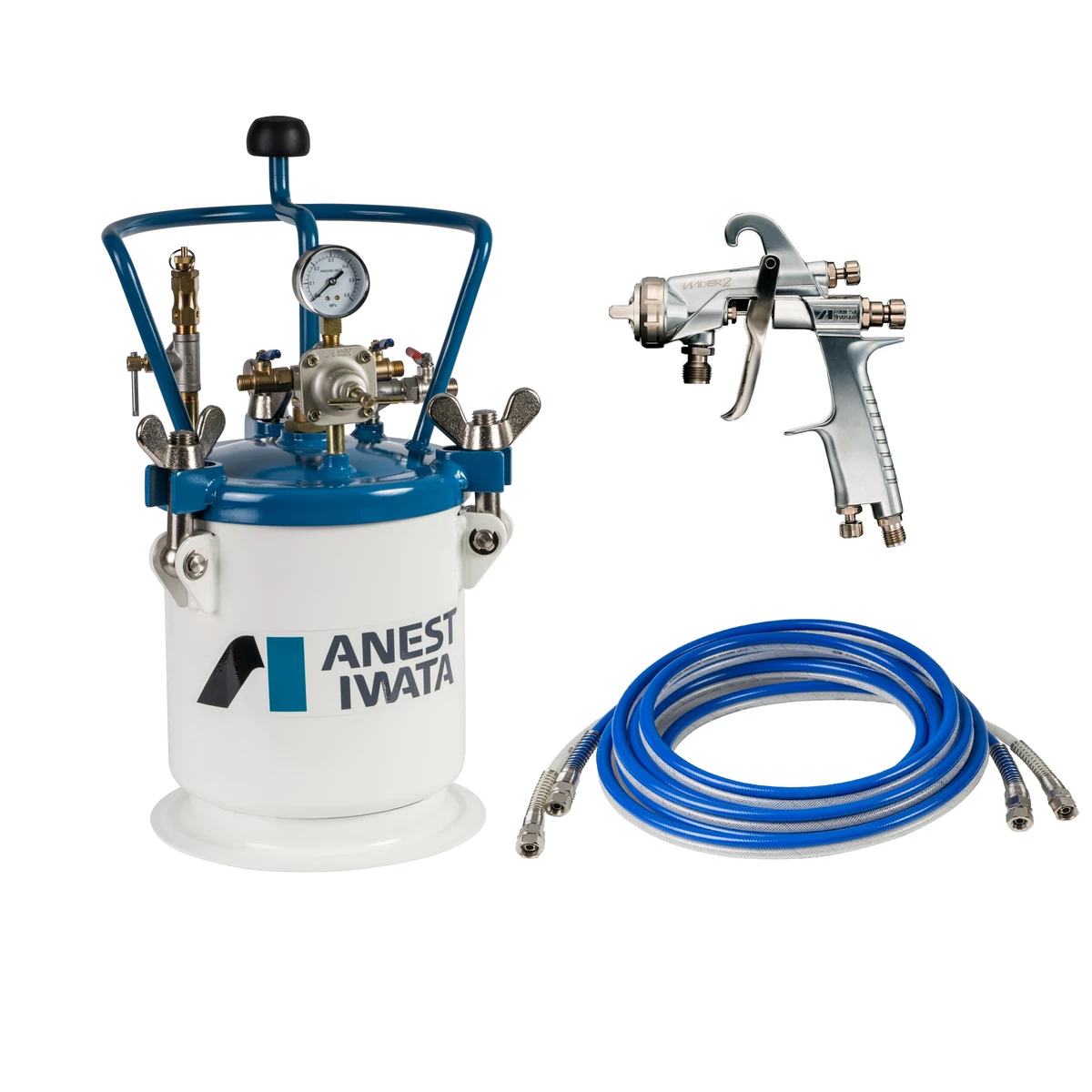 Anest Iwata Pressure Pot Kit Manual Agitation