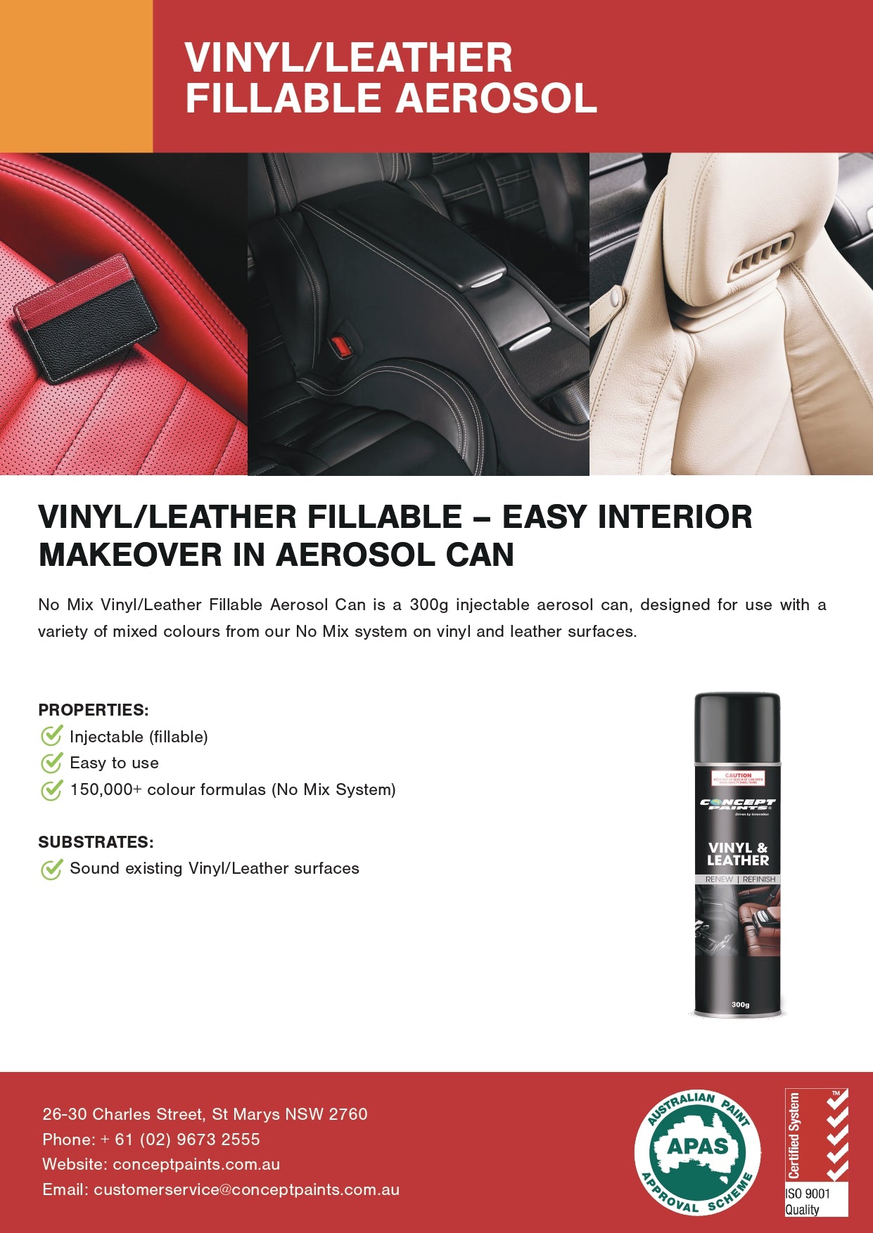 VINYL/LEATHER AEROSOL